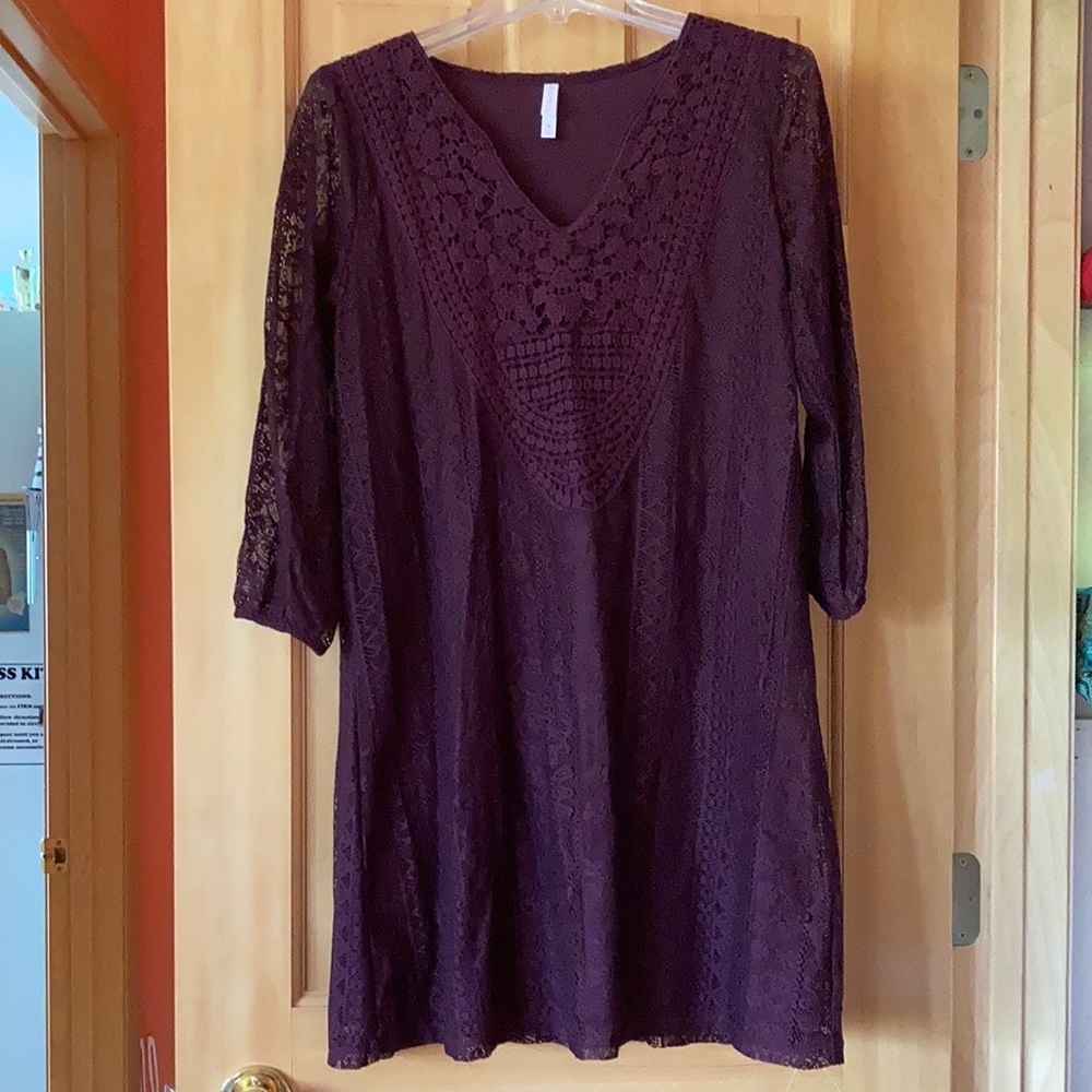 💜NWOT Xhilaration Plum Dress